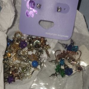 Colorful Earring Set with Studs